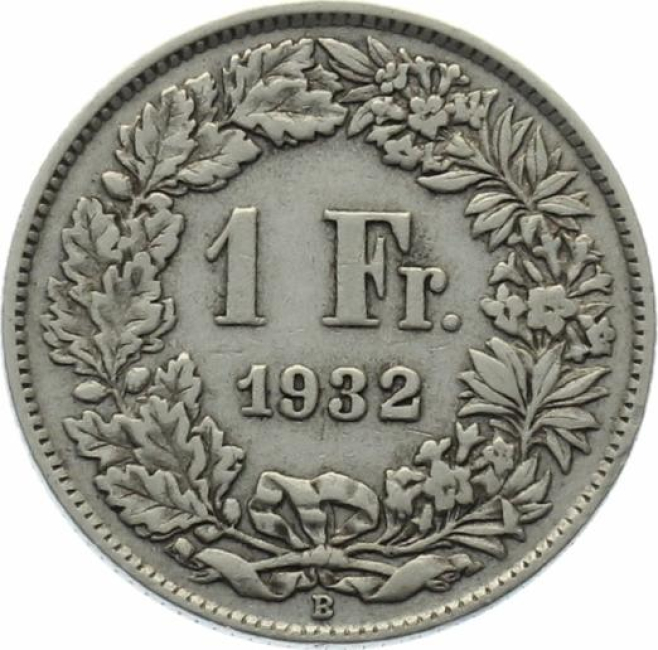 1 Franken 1932 B